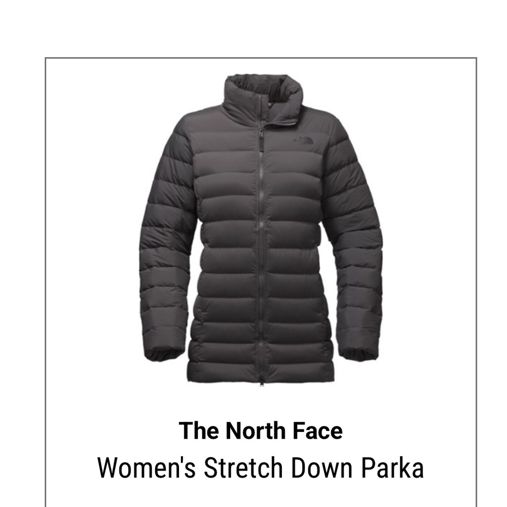 The North Face Women's Down Puffer Jacket - Dark Gray